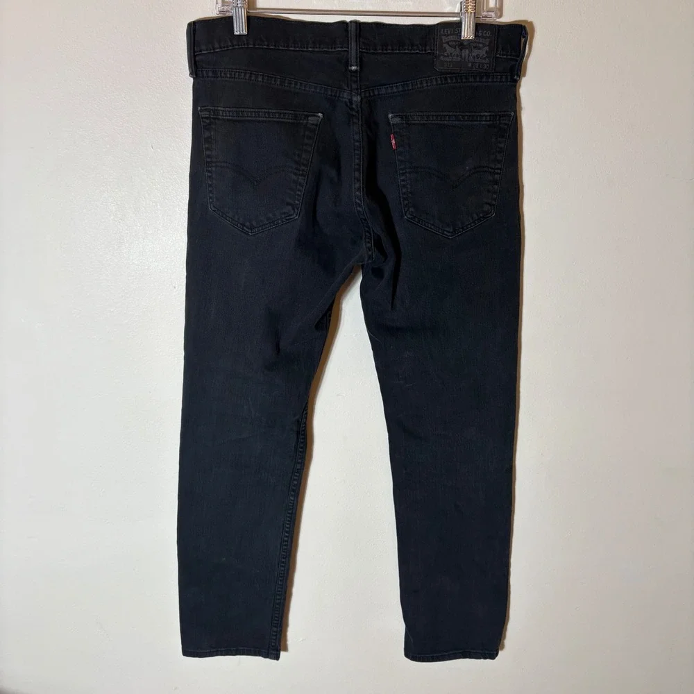 Levi Strauss 511 Regular‎ Fit Black Denim Jeans Men's Size 32x30